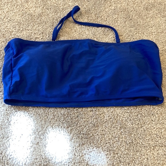 Other - Bright Blue Halter Bikini Top Size Large